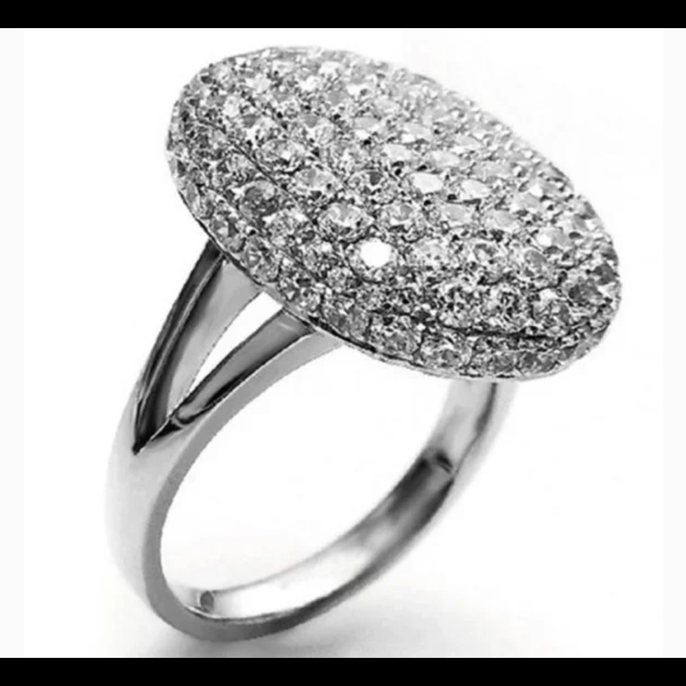 Vampire Twilight Bella AAAAA Zircon Engagement Ring S925 size 7 - Picture 7 of 11